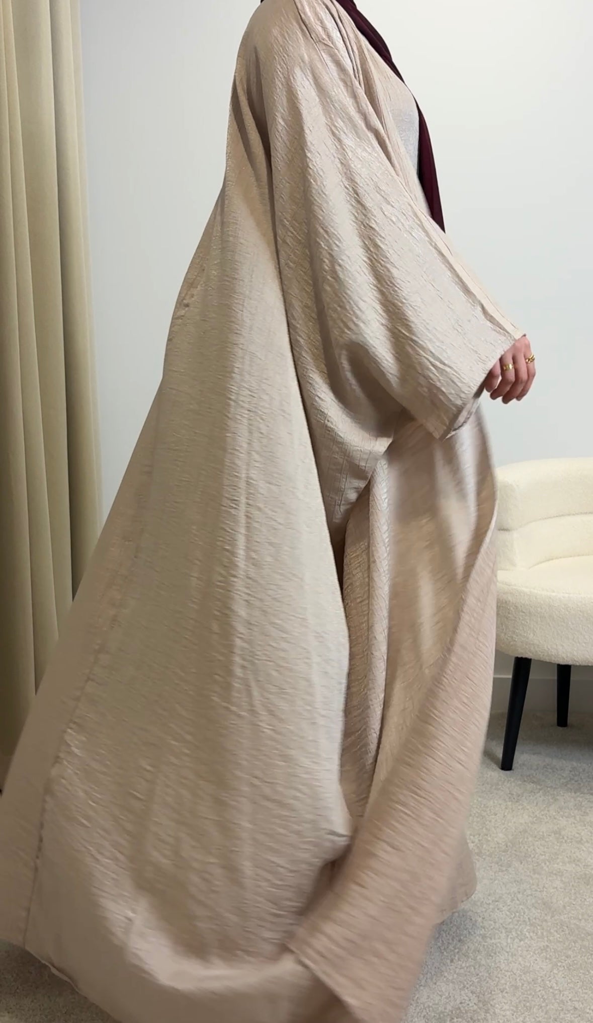 Dunia Abaya Set - Beige