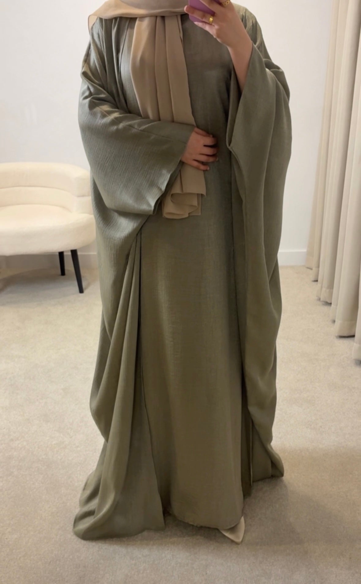 Dunia Abaya Set - Pistachio