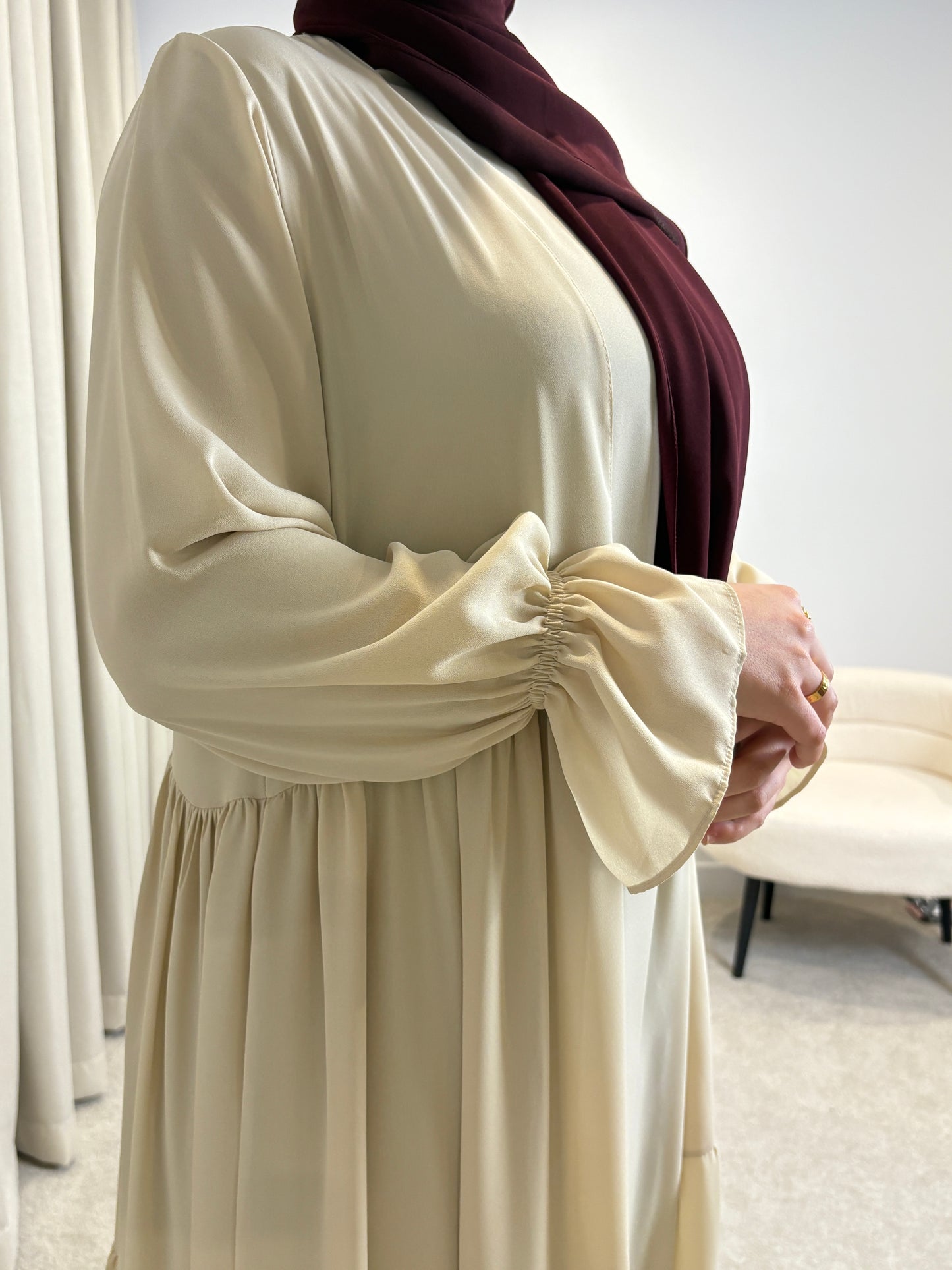 Lana Abaya Set - Beige