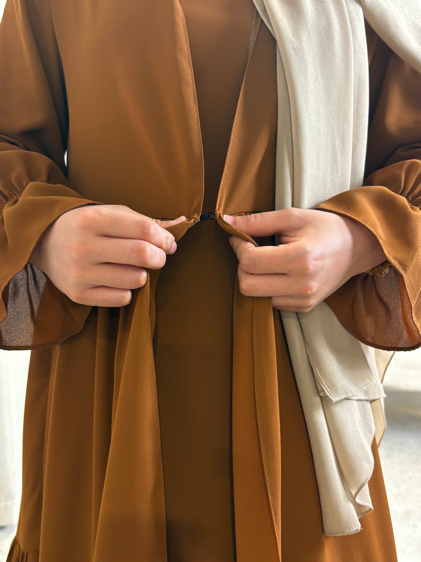 Lana Abaya Set - Toffee