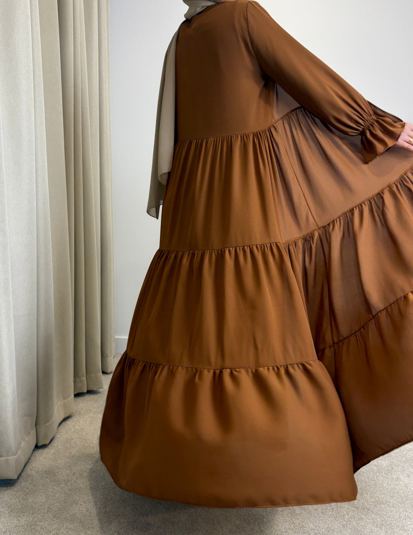 Lana Abaya Set - Toffee