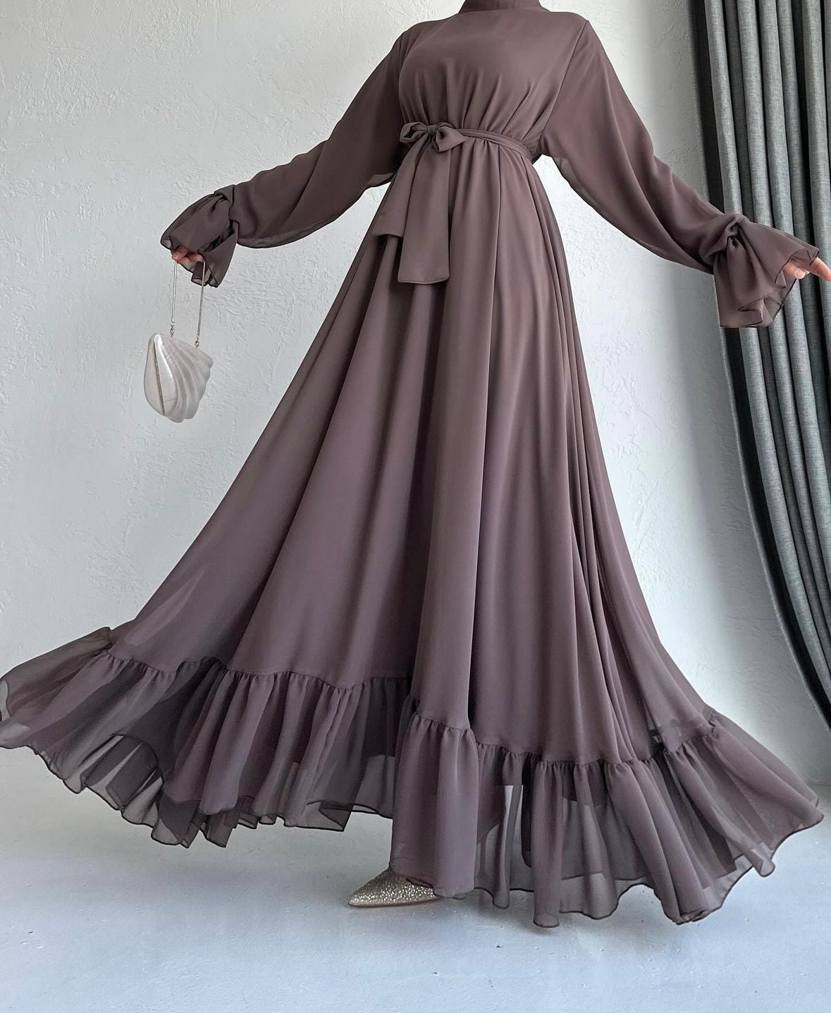 Hayat Chiffon Dress - Americano