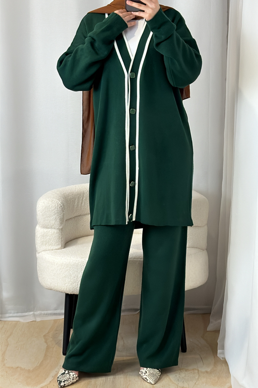 Haya Knit Set - Emerald