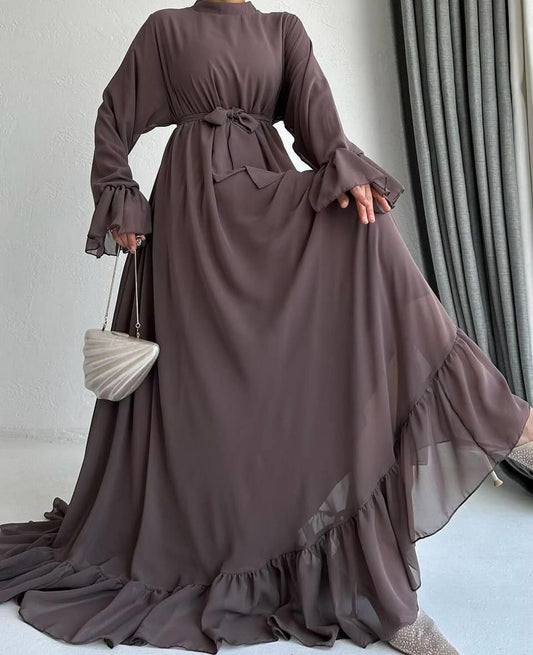 Hayat Chiffon Dress - Americano