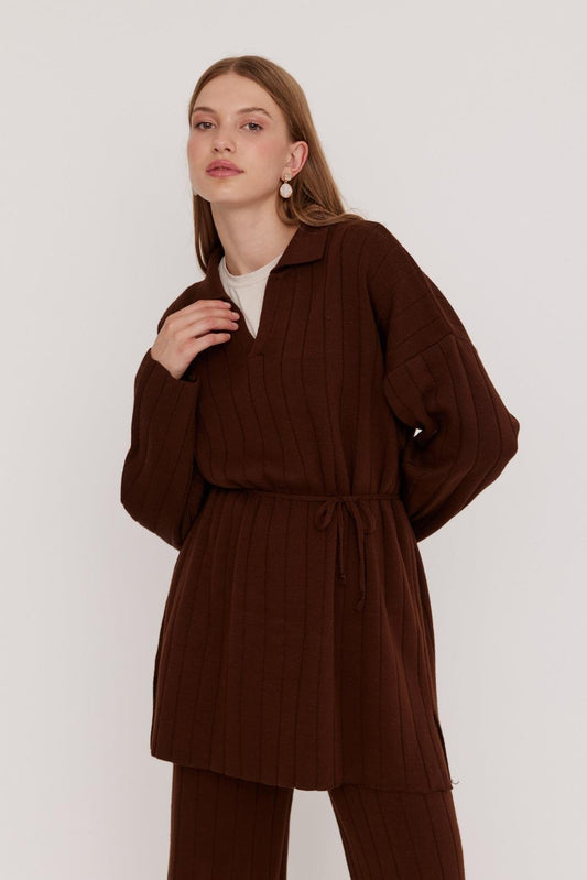 Niveen Knit Set - Mocha